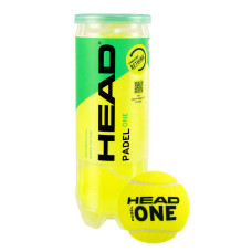 М'яч для падел-тенісу HEAD Padel One 575383 3шт салатовий