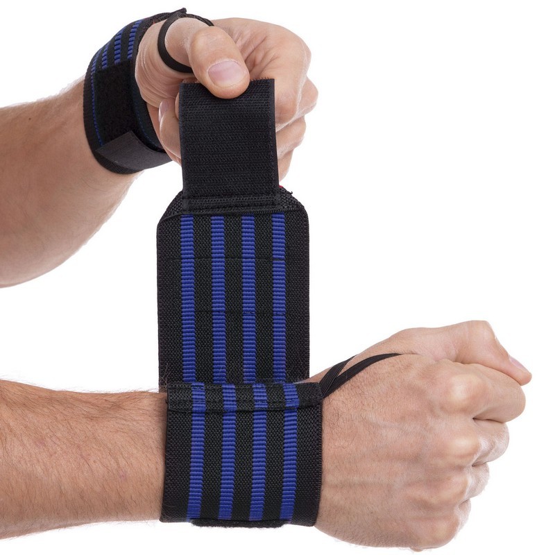 Бинти кистьові для жиму STRENGTH WRIST WRAPS Zelart TA-4861 2штуки