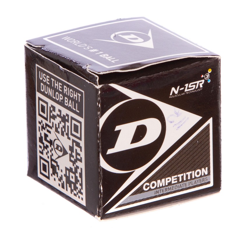М'яч для сквошу DUNLOP REV COMP XT SINGLE DOT DL700112 1шт чорний