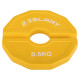 Блини диски змінні гумові Rubber Change Plates Zelart TA-1692-0_5 0,5 кг жовтий