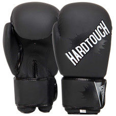 Рукавиці боксерські на липучці PU HARD TOUCH BO-4432 10-14 унцій Чорний