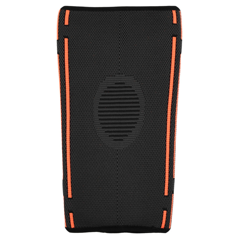 Наколінник спортивний еластичний компресійний Sport ST-1010 S-XL 1шт Сірий-помаранчевий