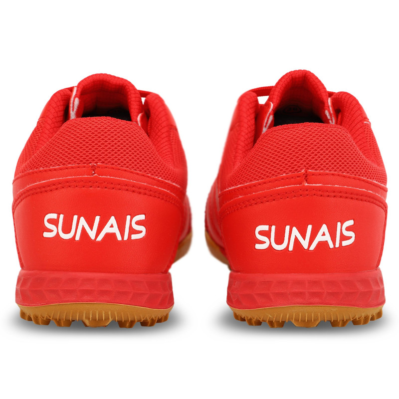 Сороконіжки футбольні дитячі підліткові SUNAIS 5002-35-39-1 розмір 35-39 червоний-білий