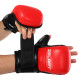 Рукавиці Краби спарингові для MMA Zelart BO-4612 S-XL Червоний-чорний