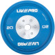 Бамперні диски гумові Bumper Plates LiveUp LP8335-20 ø50.5мм 20кг синій