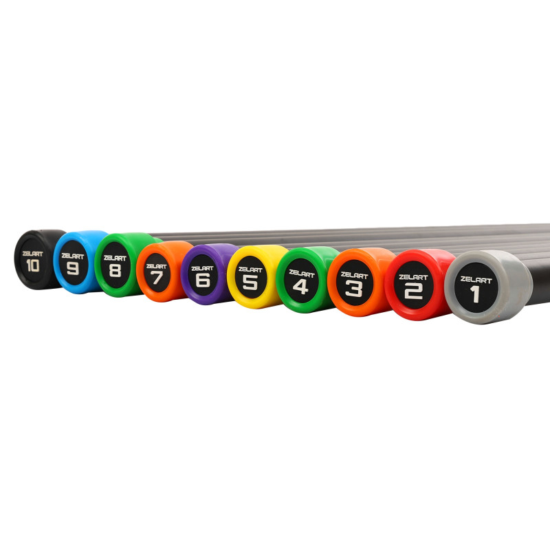 Бодібар Body Bar Zelart FI-4776-6 вага 6кг чорний-фіолетовий