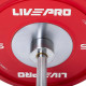 Бамперні диски гумові Bumper Plates LiveUp LP8335-25 ø50.5мм 25кг червоний
