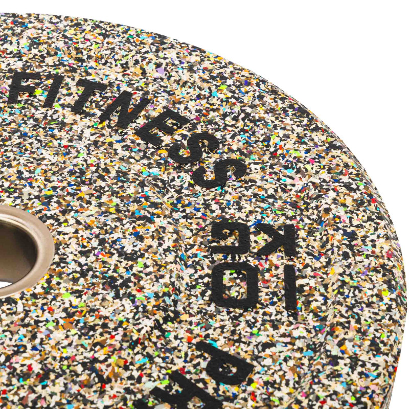 Бамперні диски із структурної гуми Bumper Plates Record TA-4787-10 51мм 10кг сірий