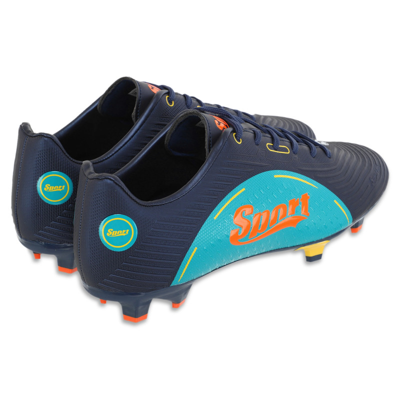 Бутси футбольні SPORT SG-301041-5 розмір 40-45 темно-синій-оранжевий Темно-синій-помаранчевий