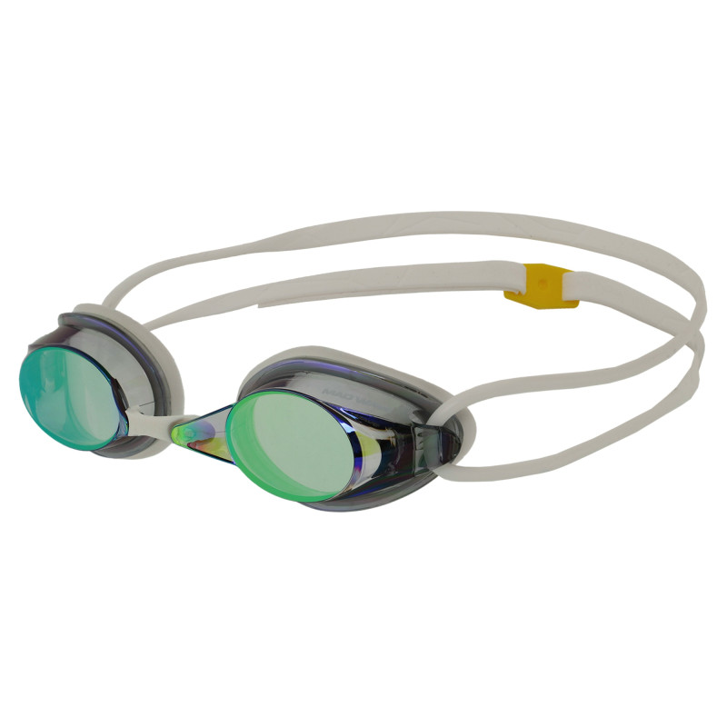 Окуляри для плавання стартові райдужні лінзи MadWave STREAMLINE Rainbow M045703