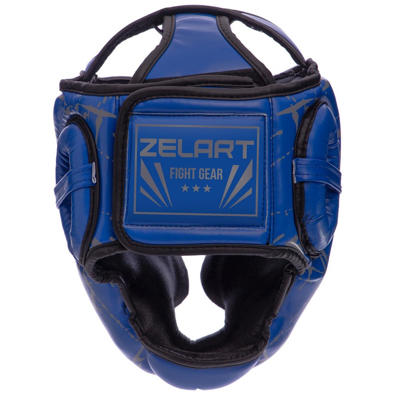 Шолом боксерський дитячий з повним захистом PU Zelart BO-0394 Чорний