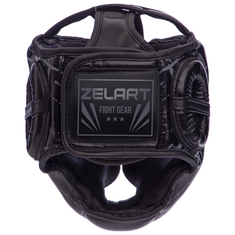 Шолом боксерський дитячий з повним захистом PU Zelart BO-0394 Чорний