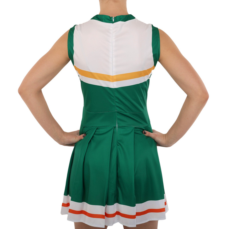 Сукня для чирлідингу без рукавів Sport CO-053 розмір 110-150 Зелений