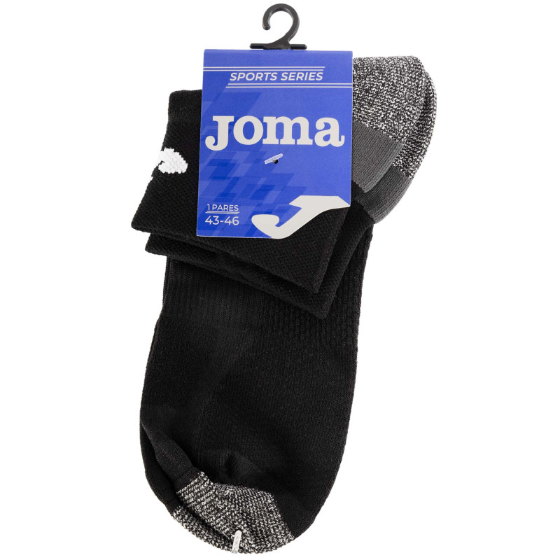 Шкарпетки спортивні унісекс короткі Joma SPORT 400796-110 розмір 35-46 чорний-сірий