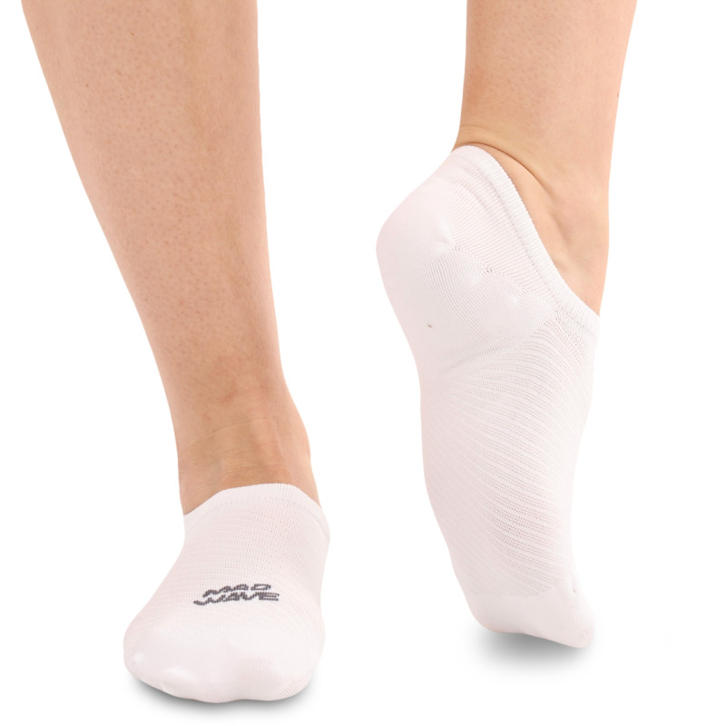 Шкарпетки спортивні унісекс короткі MadWave AntiOdor Gym M135004 розмір 30-47 Білий