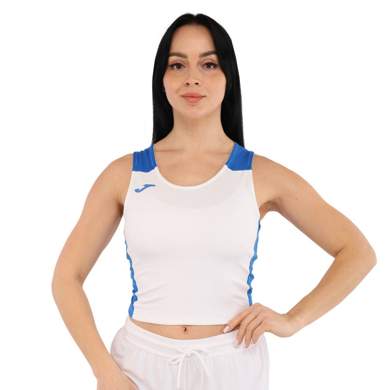 Топ жіночий Joma RECORD II 901397-207 4XS-XL білий-синій