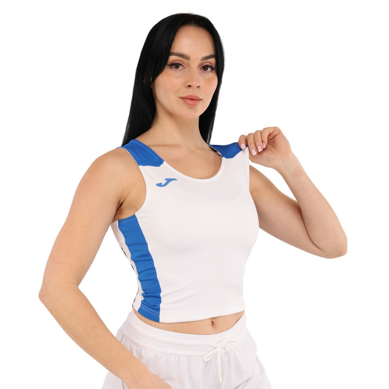 Топ жіночий Joma RECORD II 901397-207 4XS-XL білий-синій