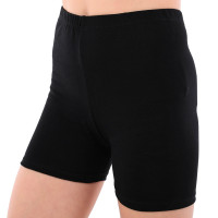 Шорти короткі для танців та гімнастики дитячі з бавовни Sport C-2881 XS-XL чорний