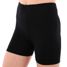 Шорти короткі для танців та гімнастики дитячі з бавовни Sport C-2881 XS-XL чорний