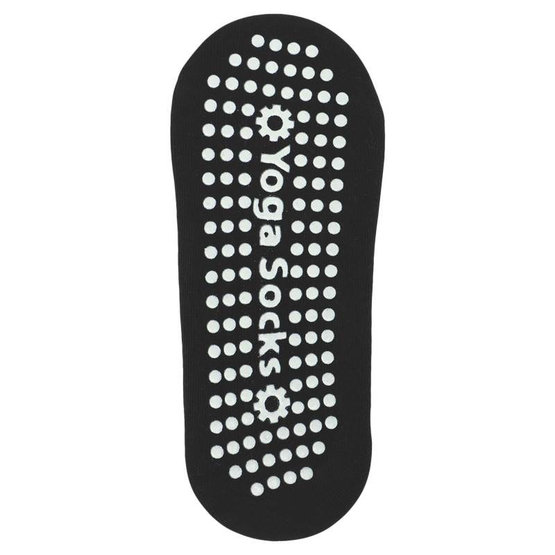 Шкарпетки для йоги антиковзні Yoga One size (33-39) чорні